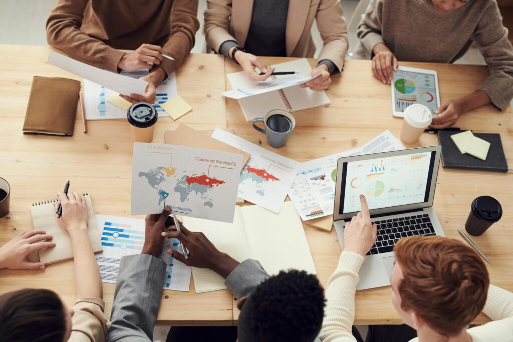 people-first sales team collaborating